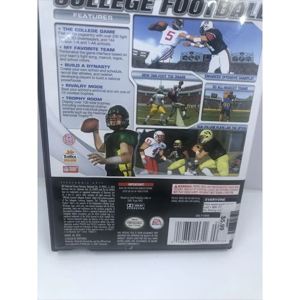 *NCAA Football 2003 (Nintendo GameCube, 2002)